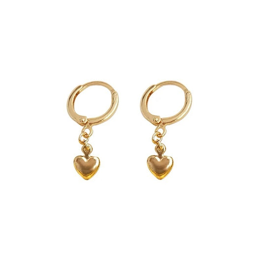 14K Gold Plated Love Earrings