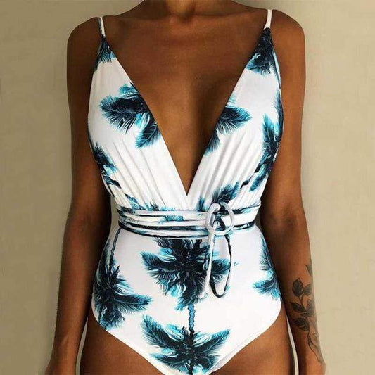 Sexy One-piece Slim Swimming Suit Beach Wear