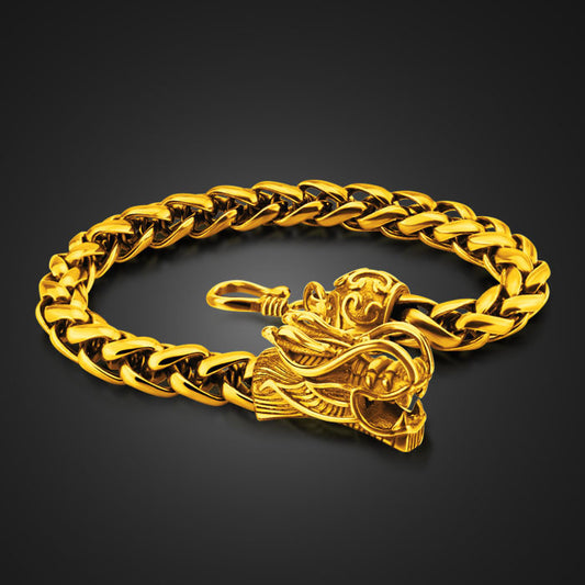 Men's Plated Thickened 24k Gold Jewelry
