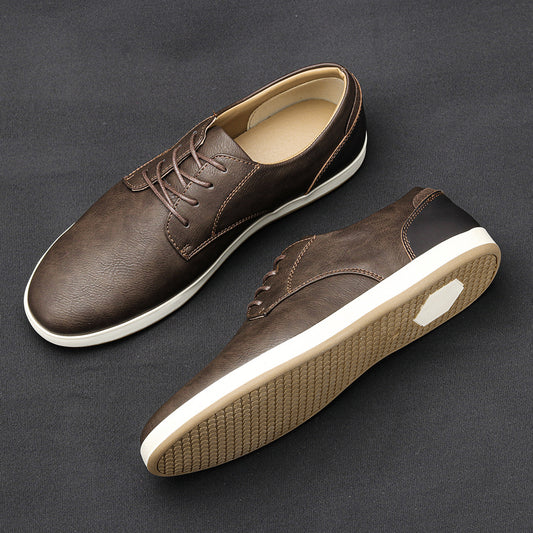 Men's Casual  Comfort Leather Board Shoes